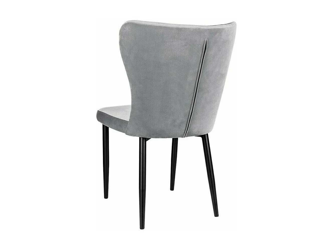 Chaise Jackson 105, 90x56x63cm, Tapisserie, Métallique, Bois