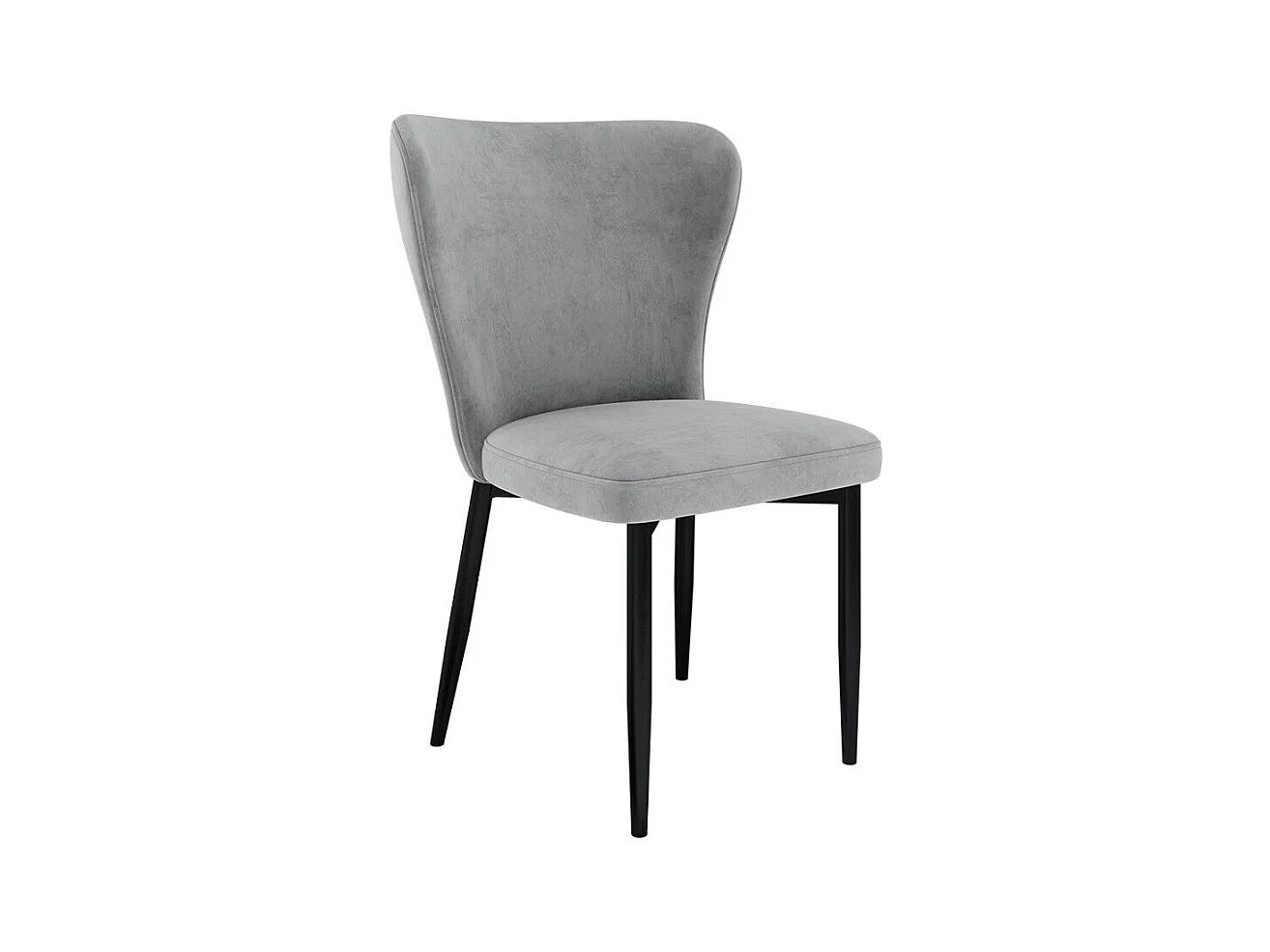 Chaise Jackson 105, 90x56x63cm, Tapisserie, Métallique, Bois