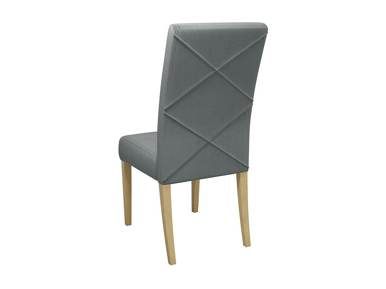 Chaise Sparks 184, Sonoma chêne|Gris, 105x45x42cm, Tapisserie, En bois, Bois