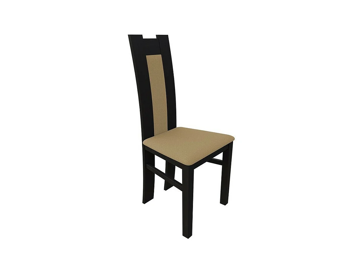 Chaise Sparks 109, 96x46x40cm, Tapisserie, En bois, Bois