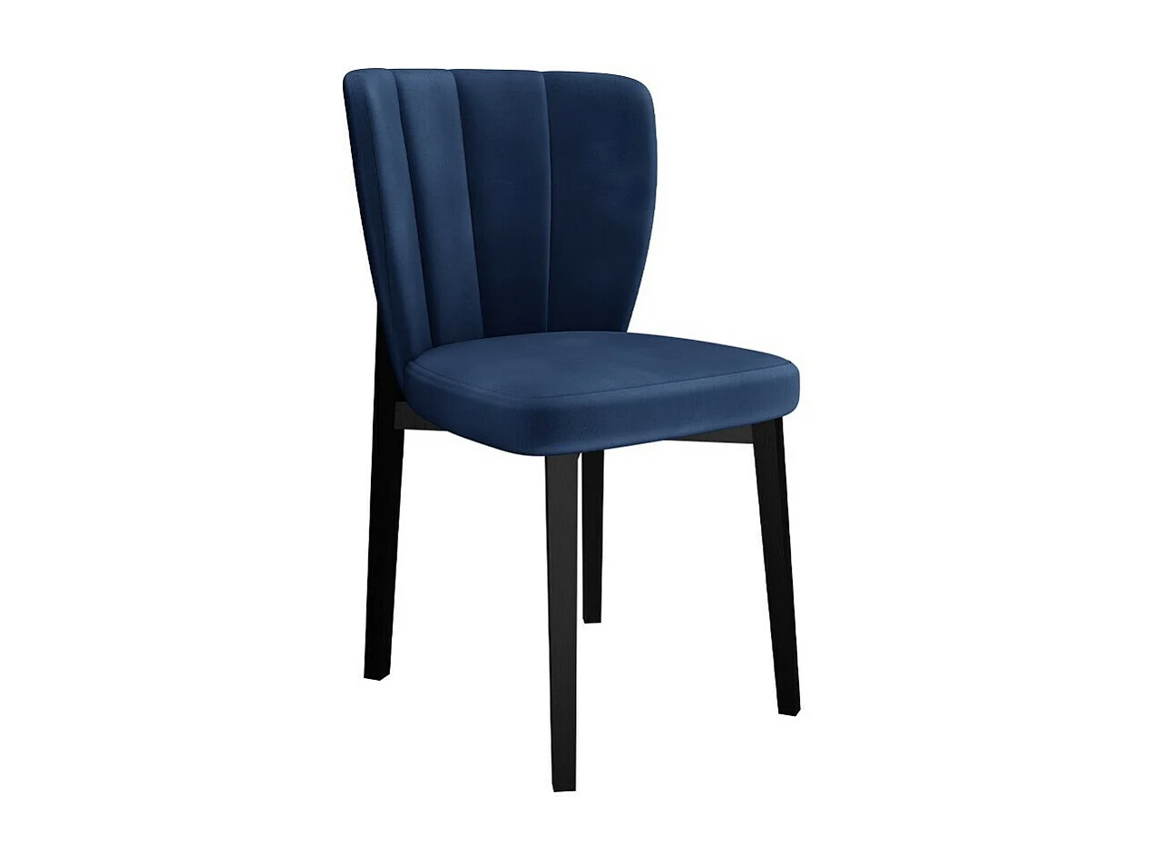 Chaise Racine 130, 84x50x55cm, Tissu, En bois, Stratifié