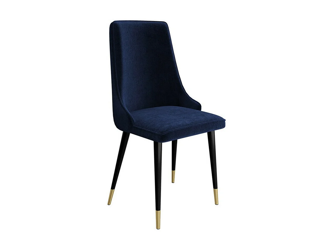 Chaise Jackson 106, 91x48x55cm, Tapisserie, Métallique, Bois