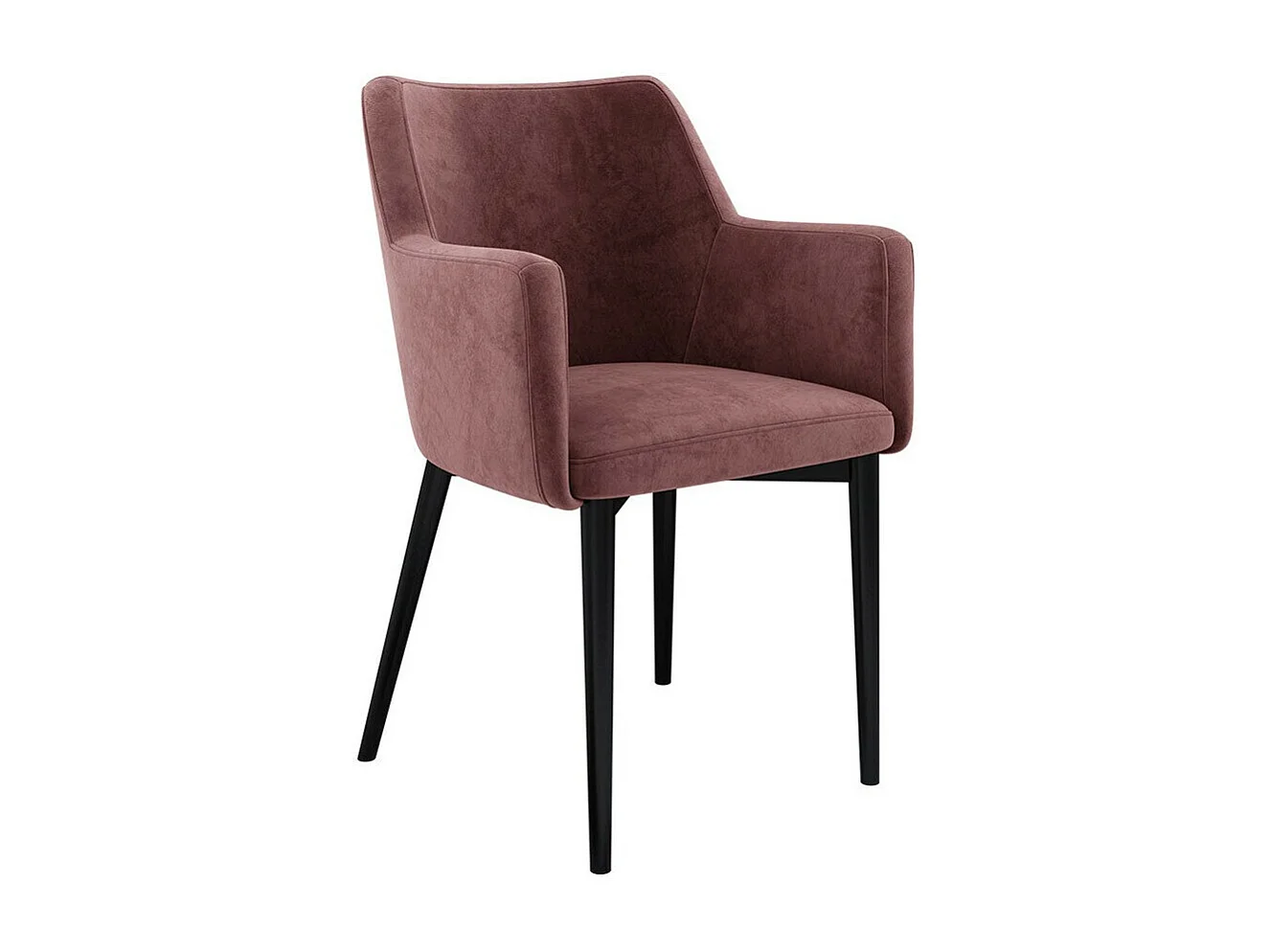 Chaise Jackson 108, 83x57x50cm, Tissu, Métallique, Bois