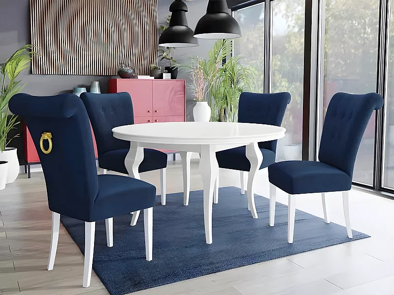 Silla Racine 107, 100x51x66cm, Tapiz, De madera, Aglomerado laminado