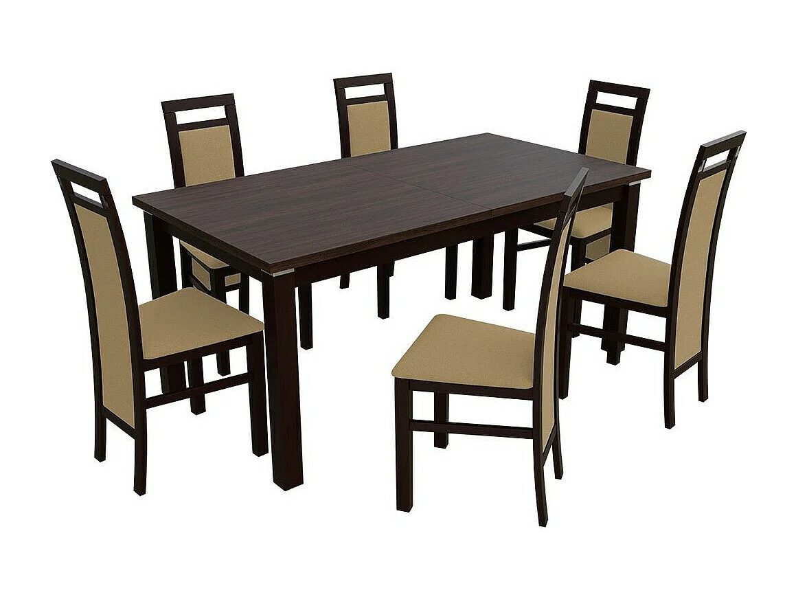 Silla Sparks 100, 97x46x40cm, Tapiz, De madera, Madera