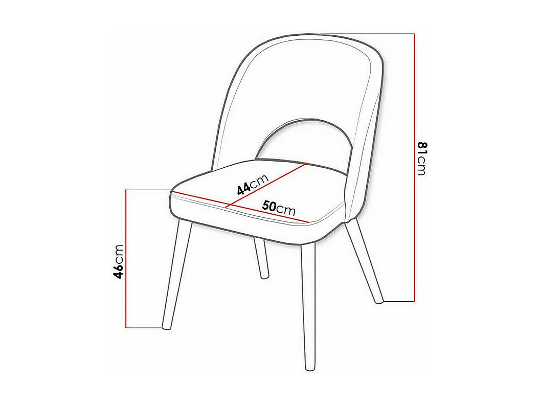 Silla Sparks 197, Haya, 81x50x44cm, Tapiz, De madera, Polymadera|Madera