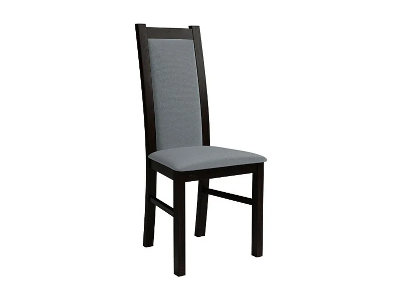 Silla Sparks 116, Wengué|Gris, 95x44x40cm, Tapiz, De madera, Madera