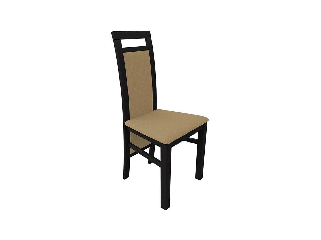 Chaise Sparks 100, 97x46x40cm, Tapisserie, En bois, Bois