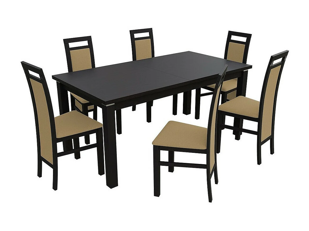 Silla Sparks 100, 97x46x40cm, Tapiz, De madera, Madera