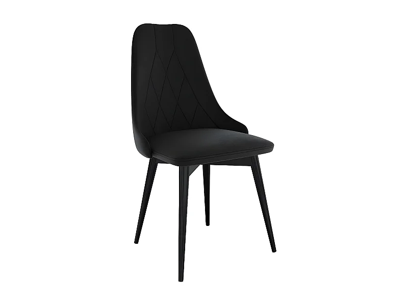 Chaise Racine 112, 99x54x60cm, Tissu, En bois, Stratifié