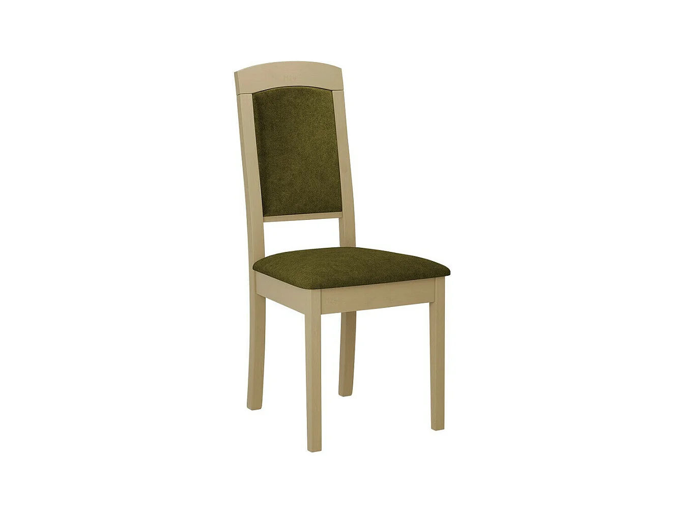 Silla Victorville 338, Roble Sonoma|Verde, 96x47x43cm, Tapiz, De madera, Madera