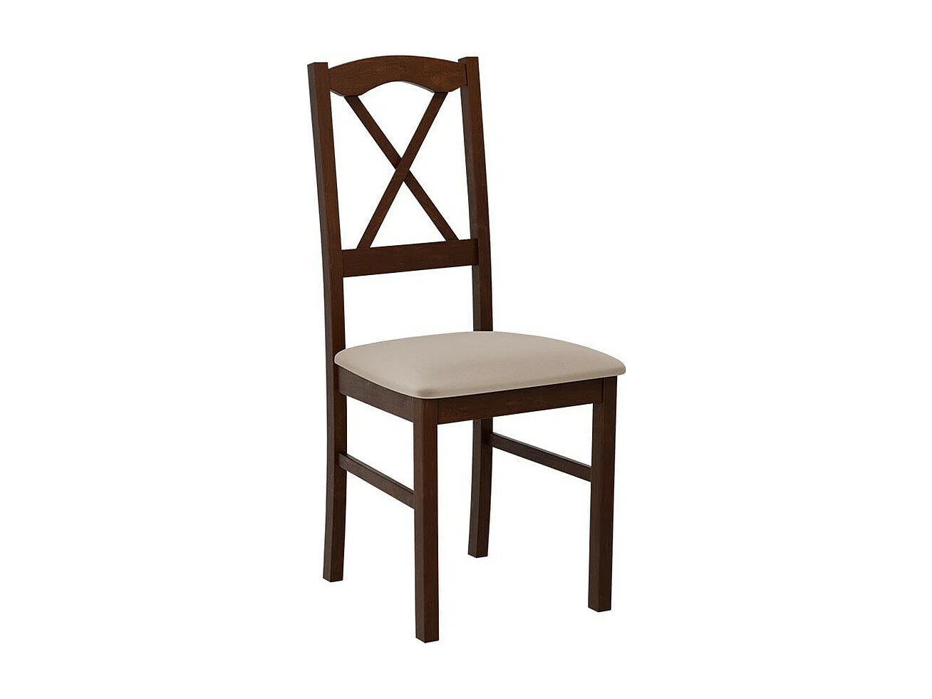 Chaise Victorville 174, 91x43x40cm, Tissu, En bois, Bois, Mobilier déjà assemblé