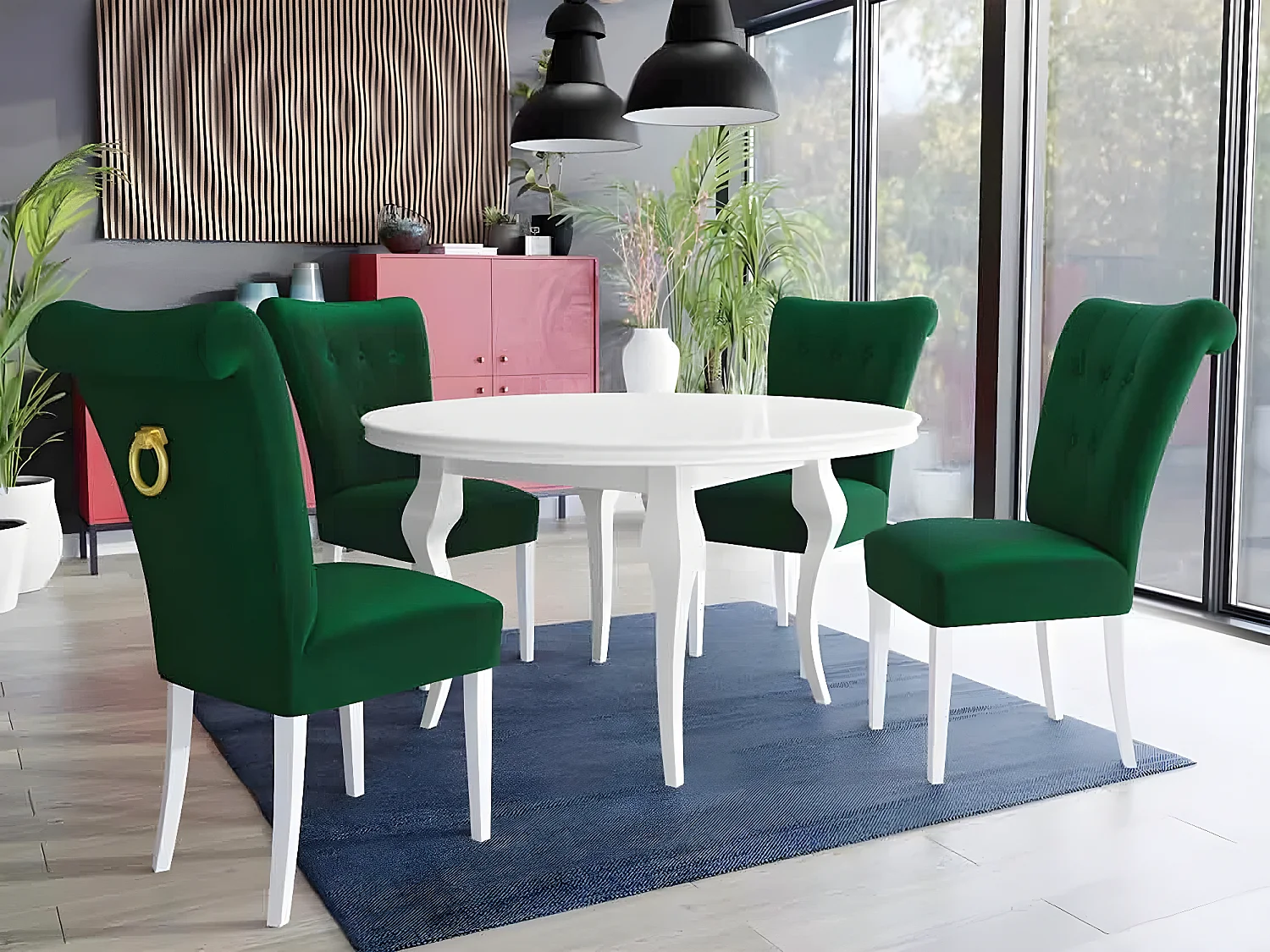 Chaise Racine 107, 100x51x66cm, Tissu, En bois, Stratifié