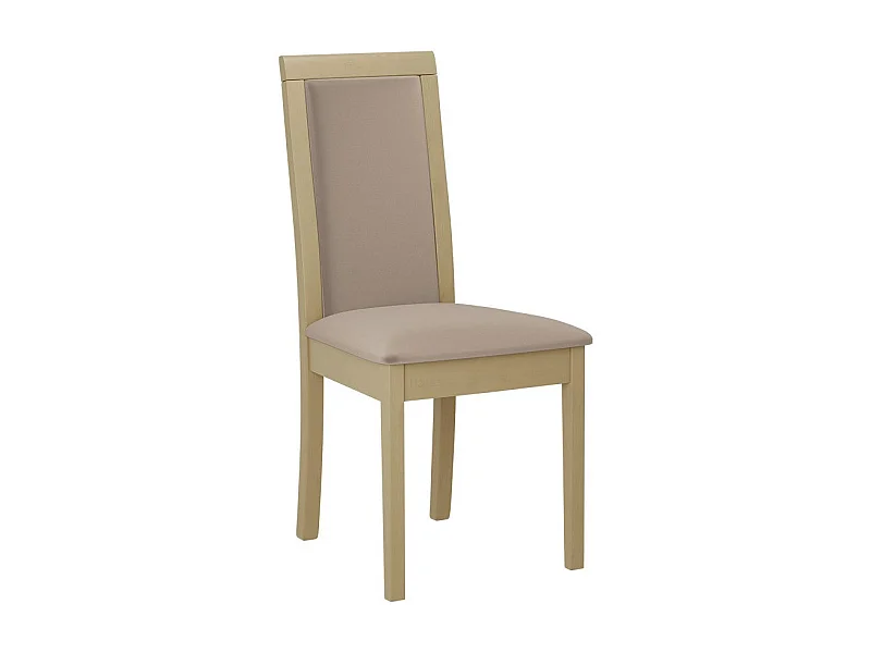 Silla Victorville 343, De color marrón claro|Roble Sonoma, 93x45x41cm, Tapiz, De madera