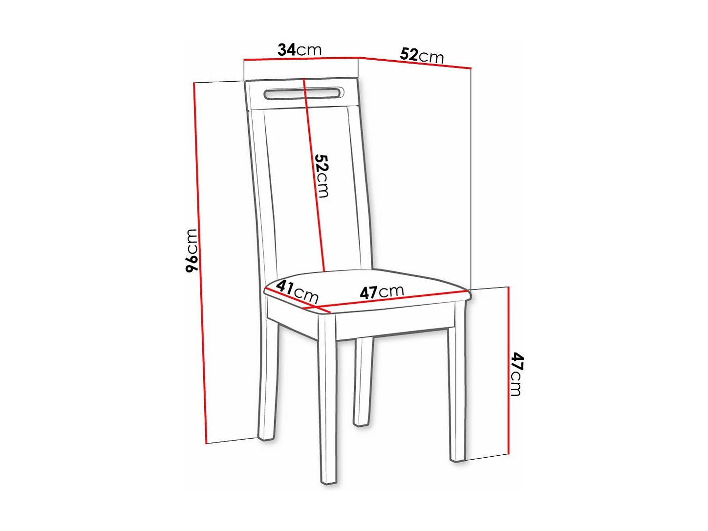 Silla Victorville 344, Verde|Negro, 96x45x41cm, Tapiz, De madera, Madera