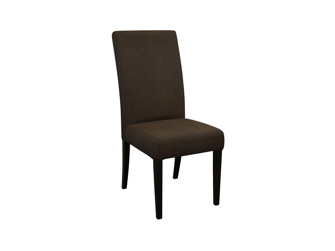 Chaise Sparks 184, Wengué|Brun foncé, 105x45x42cm, Tapisserie, En bois, Bois