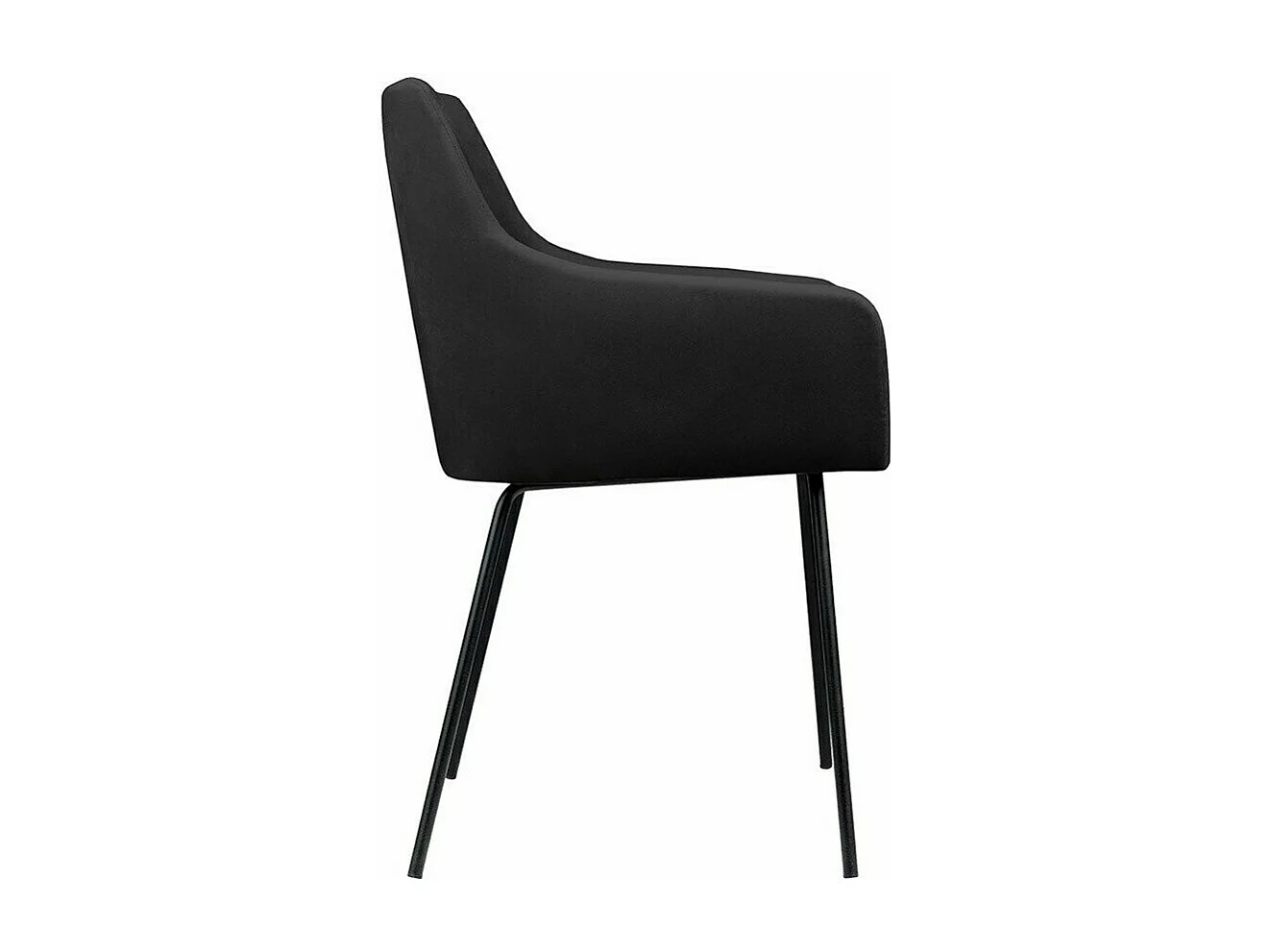 Chaise Jackson 109, 81x54x57cm, Tapisserie, Métallique, Bois