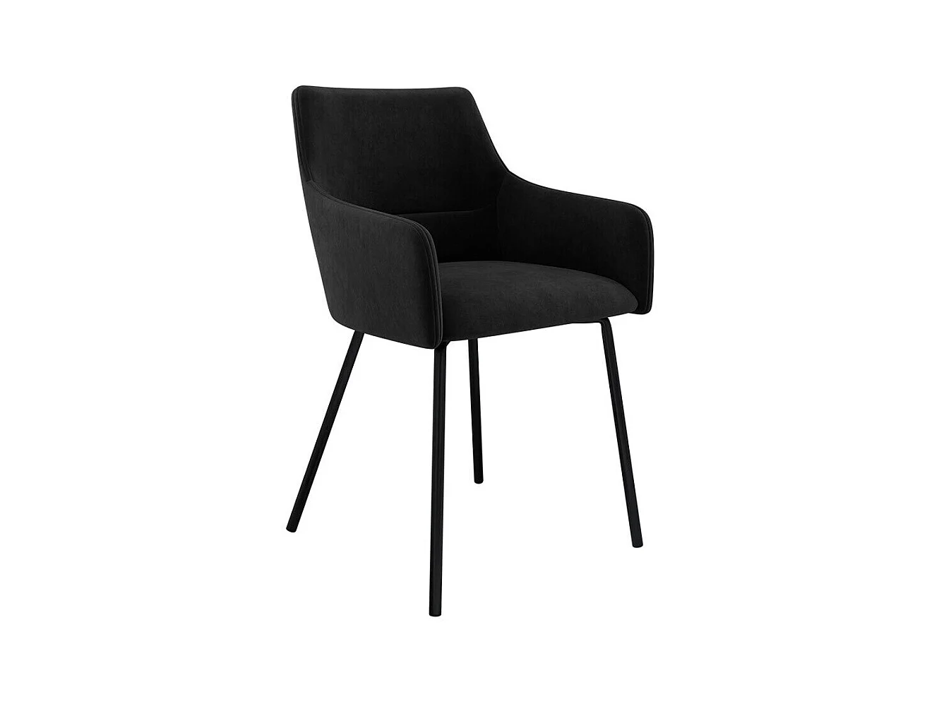Sedia Jackson 109, 81x54x57cm, Arazzo, Metallico, Legno
