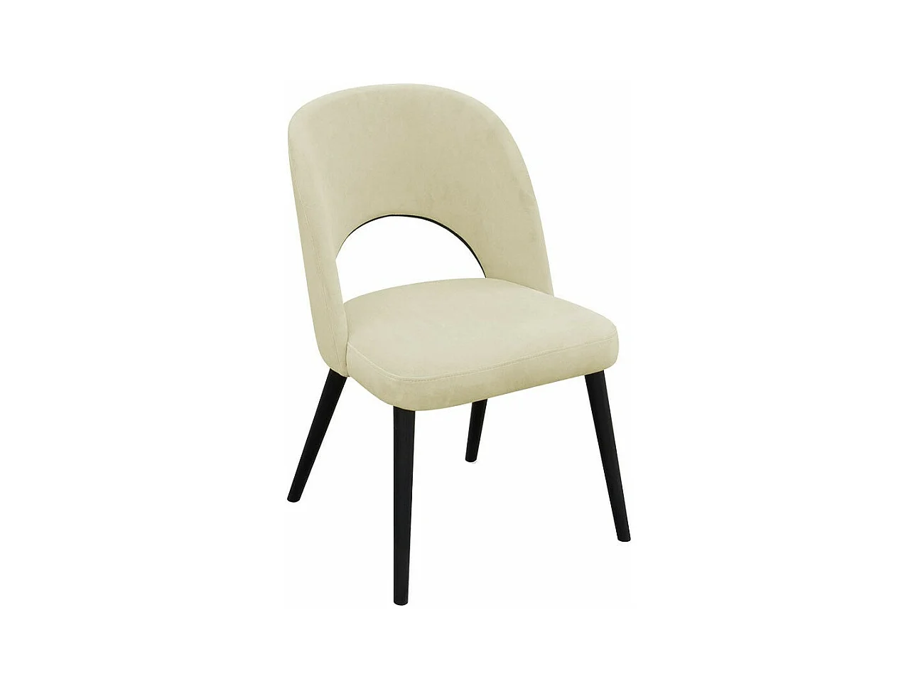 Silla Sparks 197, Negro, 81x50x44cm, Tapiz, De madera, Polymadera|Madera