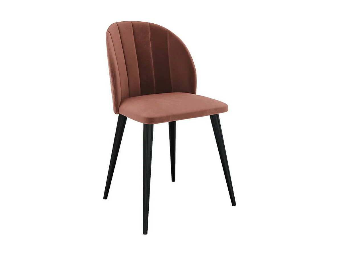 Chaise Racine 104, 83x53x57cm, Tissu, En bois, Stratifié