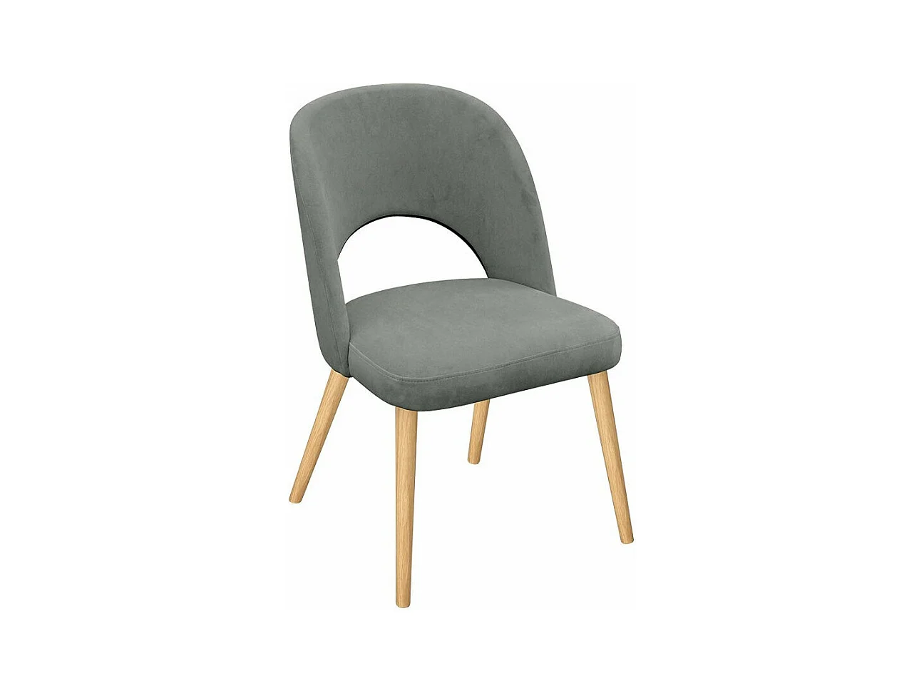 Chaise Sparks 197, Hêtre, 81x50x44cm, Tapisserie, En bois, Polywood|Bois
