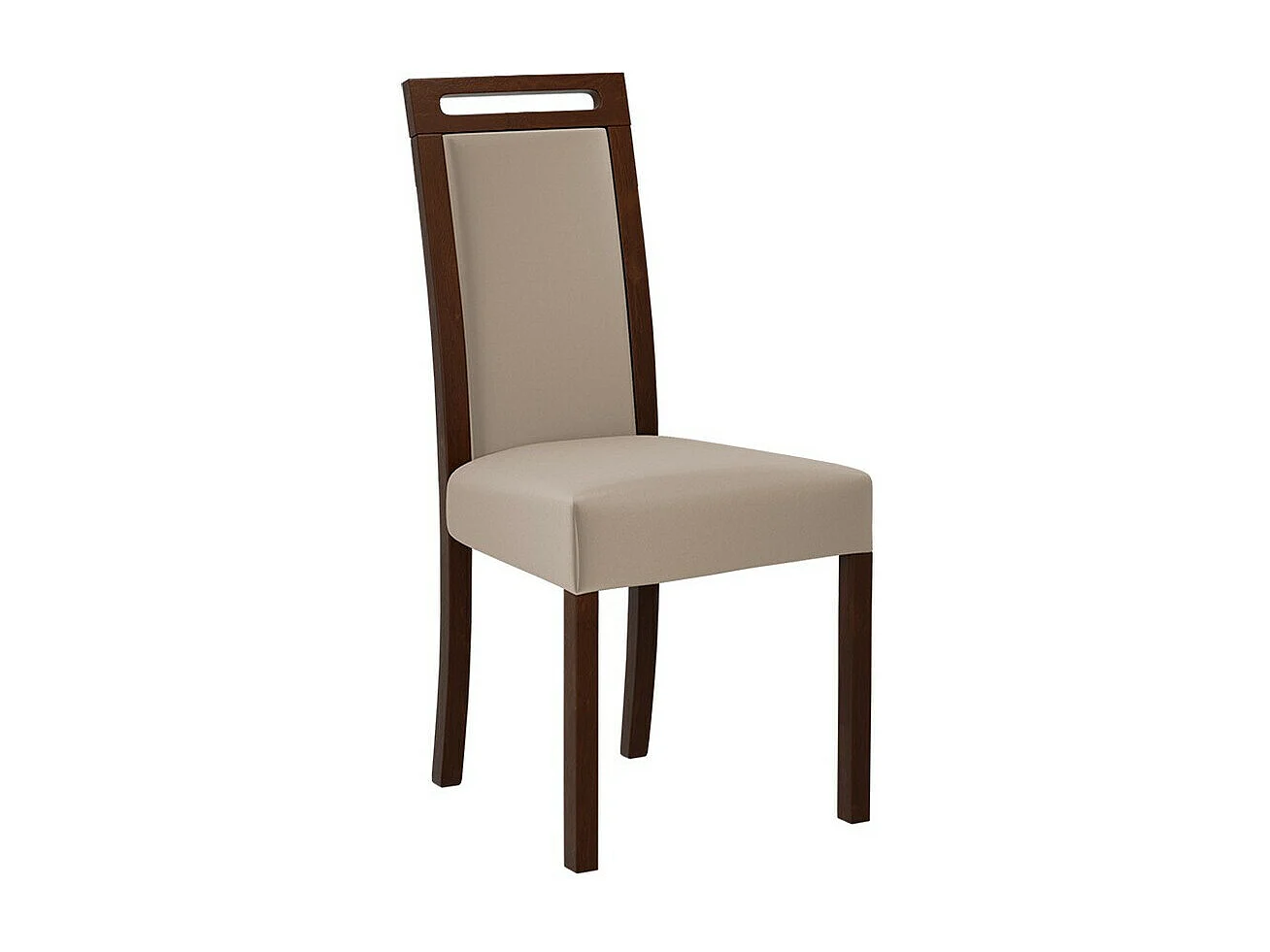 Silla Victorville 162, 96x45x41cm, Tapiz, De madera, Madera, Muebles ya montados