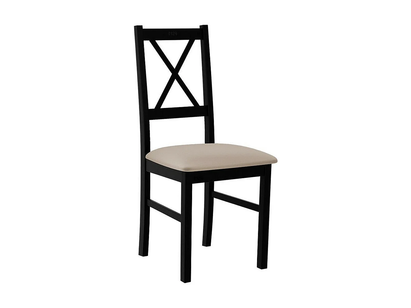 Chaise Victorville 173, 94x43x49cm, Tissu, En bois, Bois, Mobilier déjà assemblé