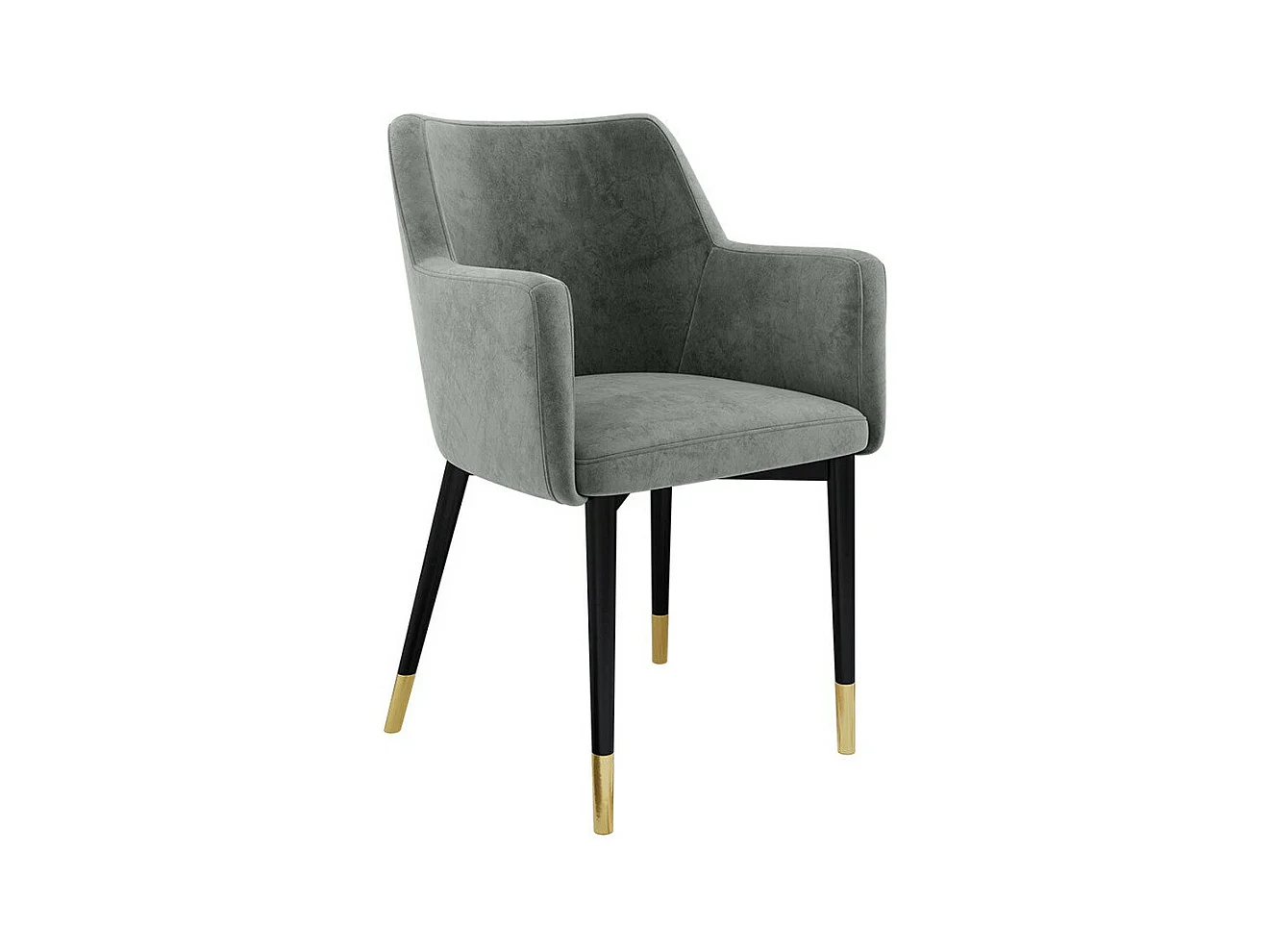 Chaise Jackson 108, 83x57x50cm, Tapisserie, Métallique, Bois