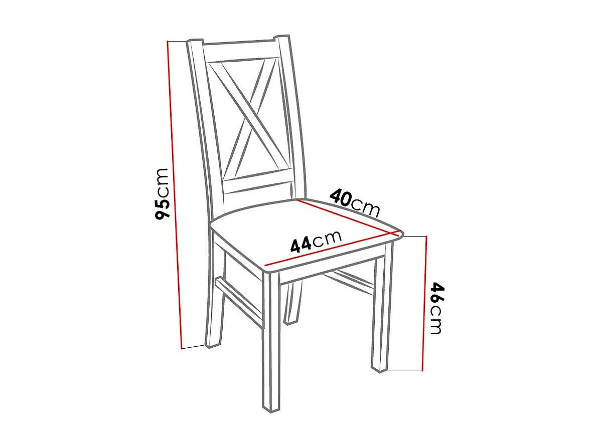 Silla Sparks 117, Roble Sonoma|Gris, 95x46x40cm, Tapiz, De madera, Madera