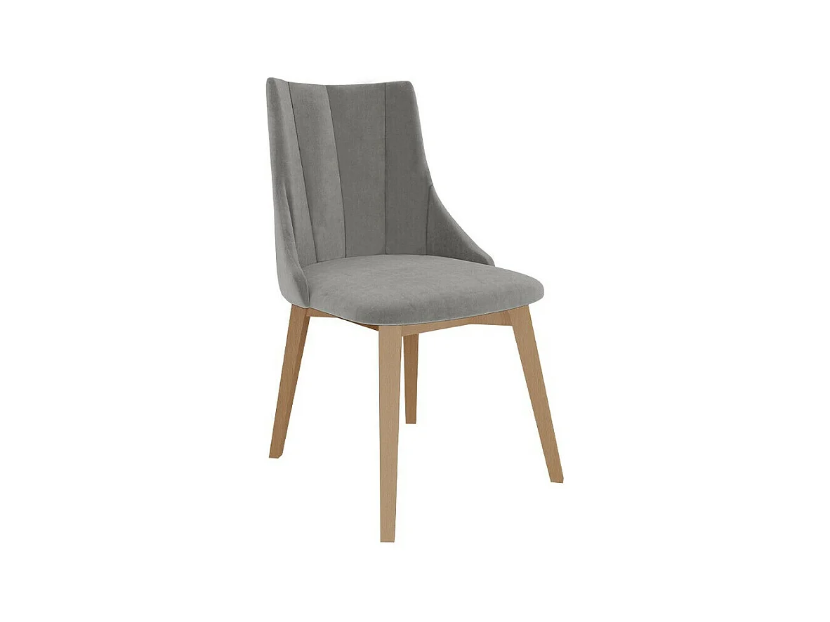 Chaise Racine 114, 85x53x56cm, Tapisserie, En bois, Stratifié