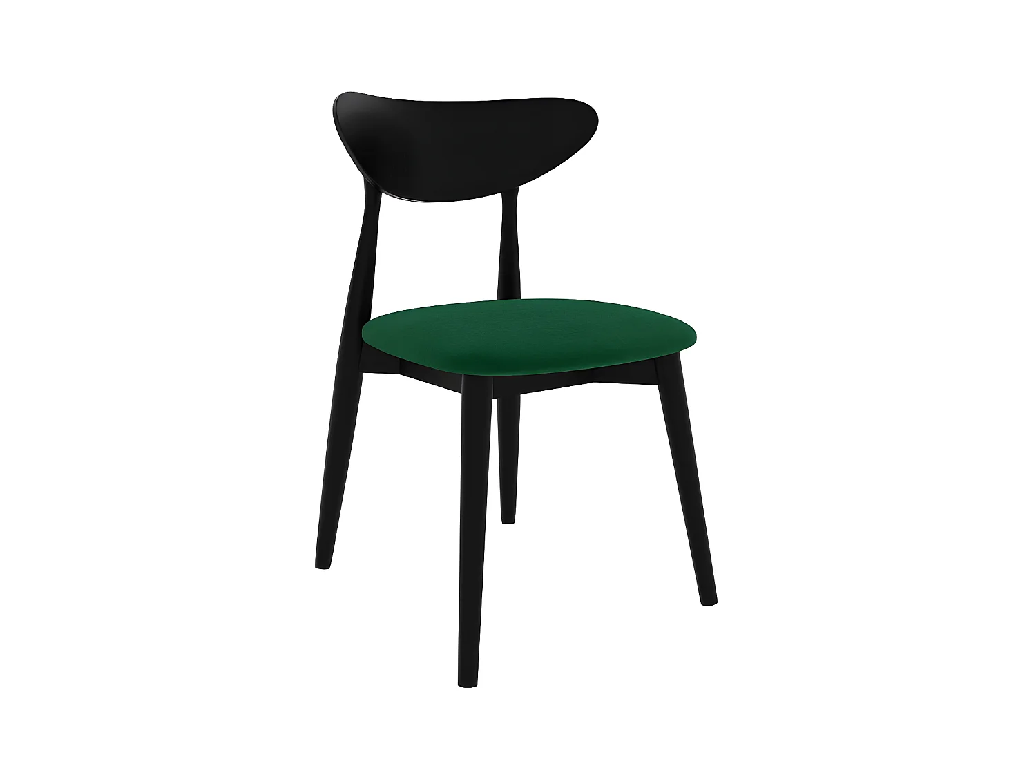 Cadeira Racine 110, Tecido, De madeira, 79x49x49cm