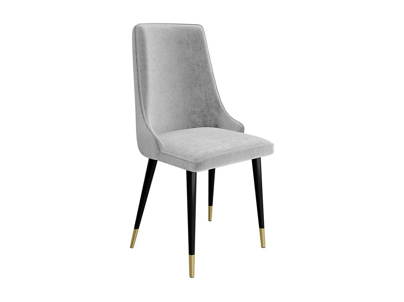 Chaise Jackson 106, 91x48x55cm, Tissu, Métallique, Bois