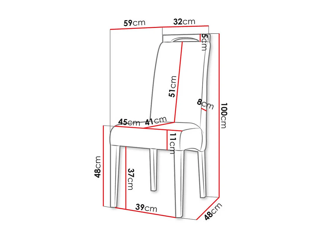 Silla Sparks 199, Blanco|De color marrón claro, 100x39x59cm, Tapiz, De madera, Madera