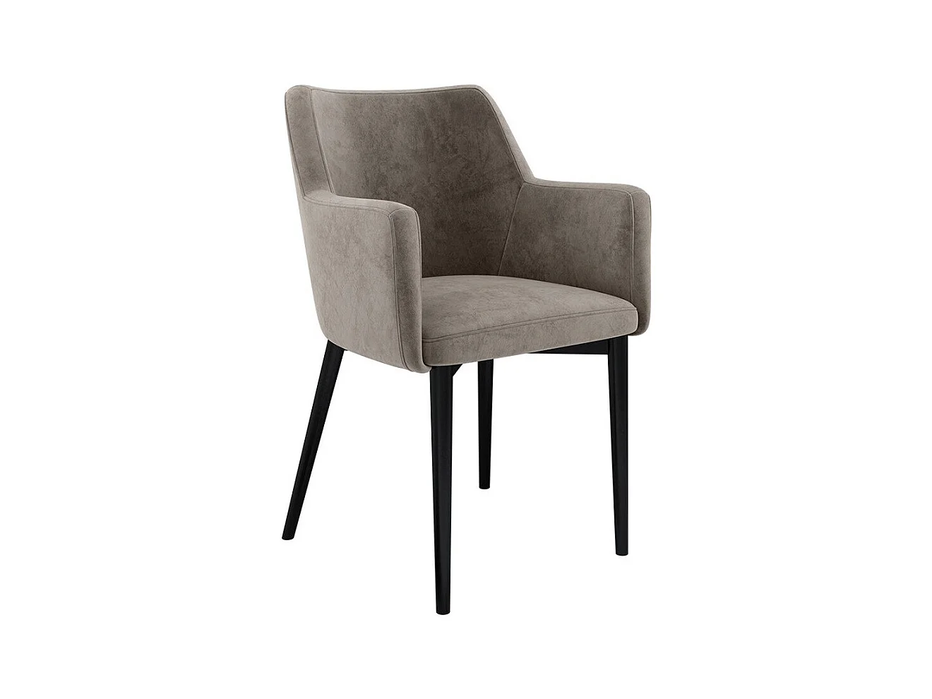 Chaise Jackson 108, 83x57x50cm, Tapisserie, Métallique, Bois