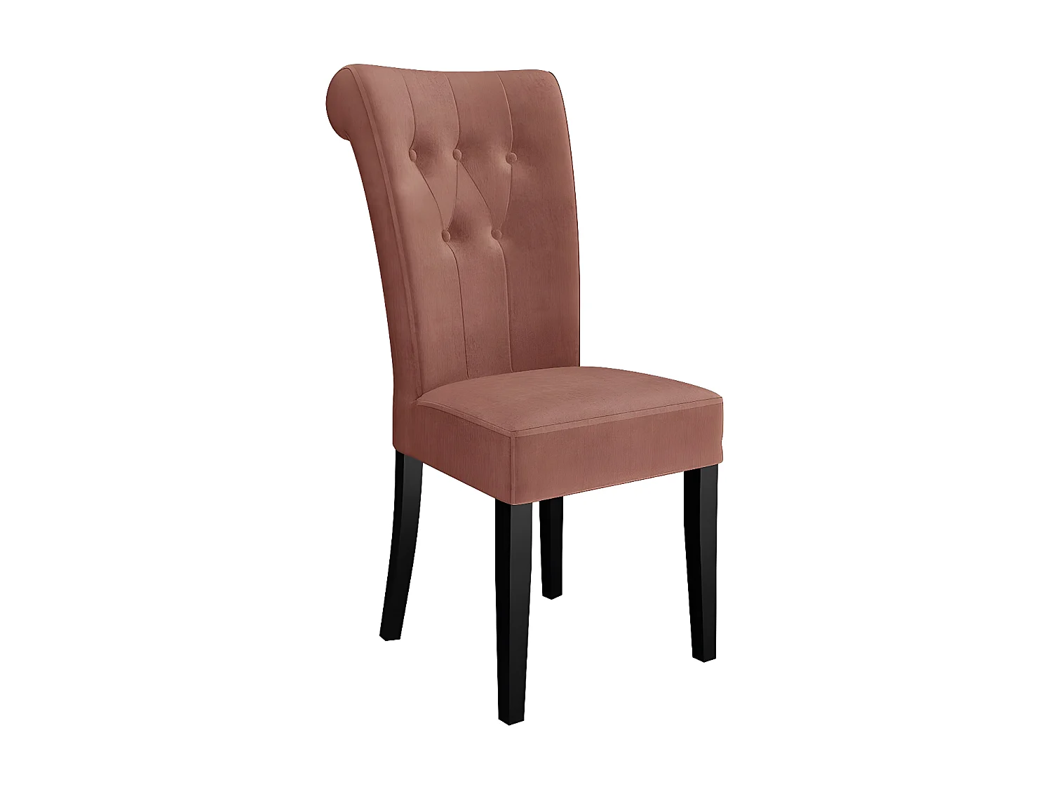 Chaise Racine 107, 100x51x66cm, Tissu, En bois, Stratifié