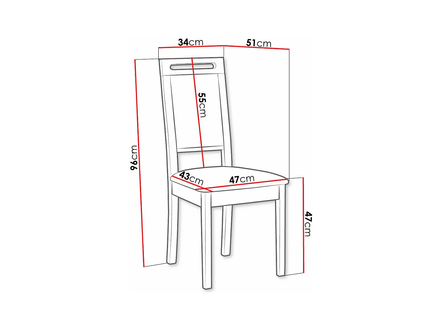 Chaise Victorville 337, Sonoma chêne|Gris foncé, 96x47x53cm, Tapisserie, En bois, Bois
