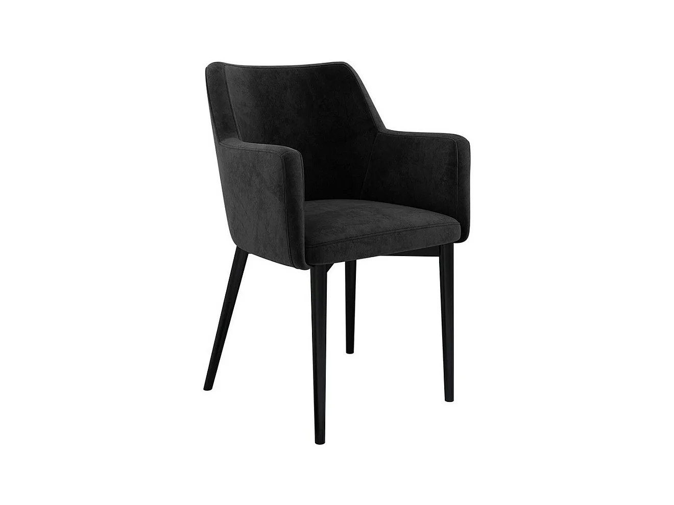 Chaise Jackson 108, 83x57x50cm, Tapisserie, Métallique, Bois