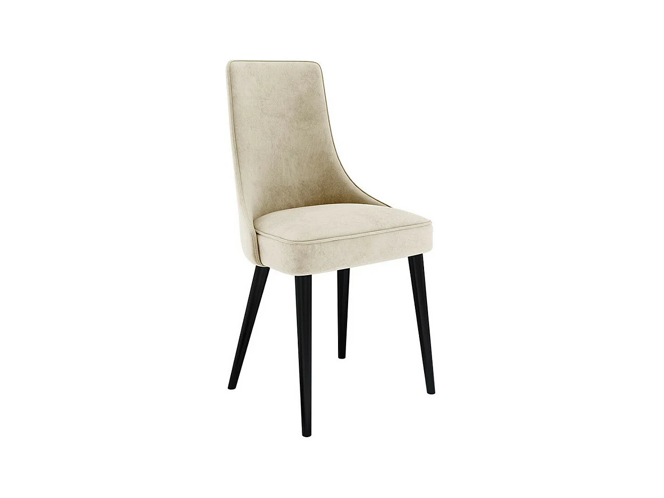 Chaise Jackson 107, 89x46x50cm, Tapisserie, Métallique, Bois
