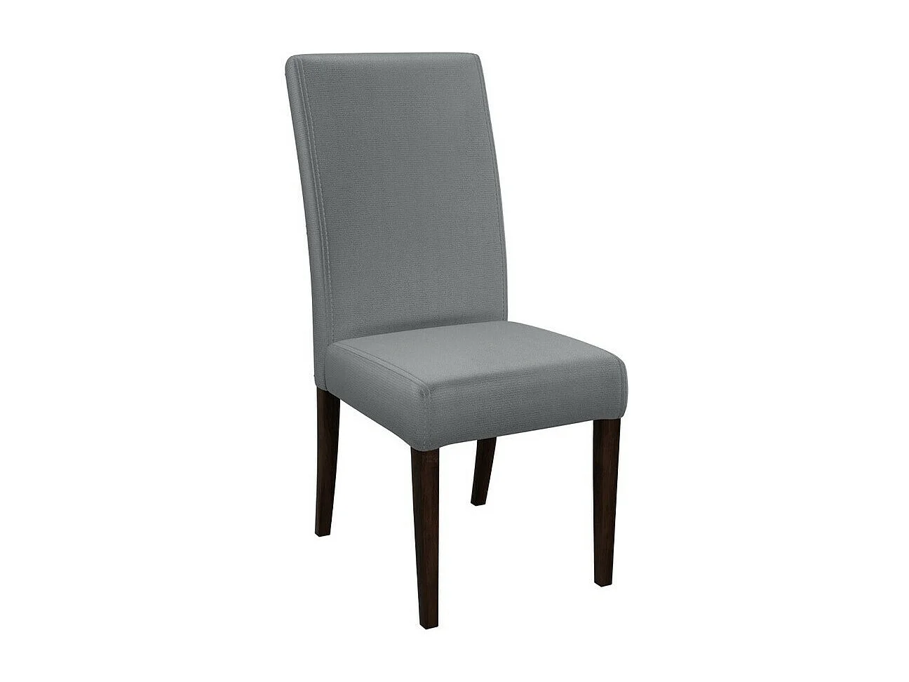 Chaise Sparks 184, Noix|Gris, 105x45x42cm, Tapisserie, En bois, Bois