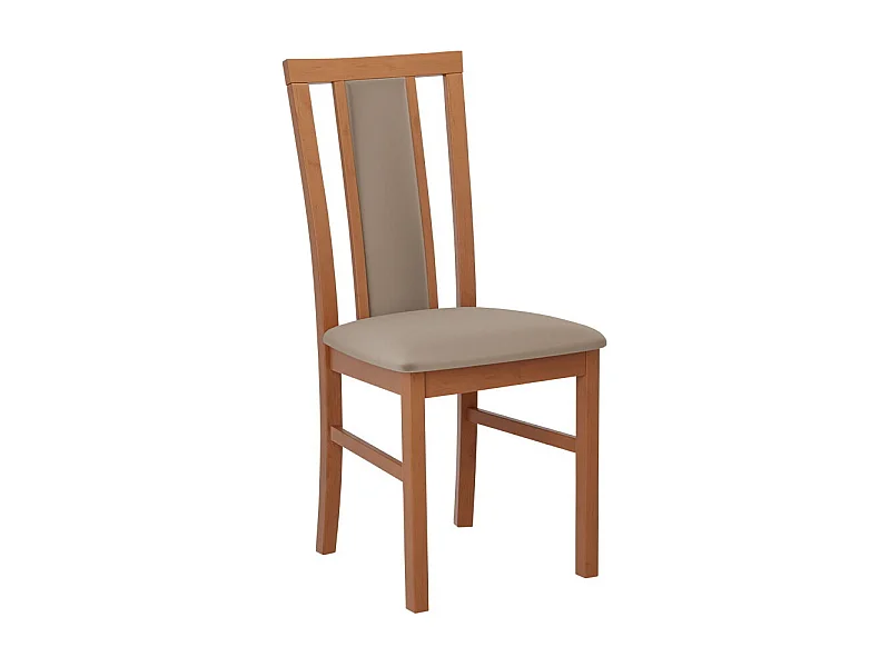 Silla Victorville 157, 93x43x40cm, Tapiz, De madera, Madera, Muebles ya montados