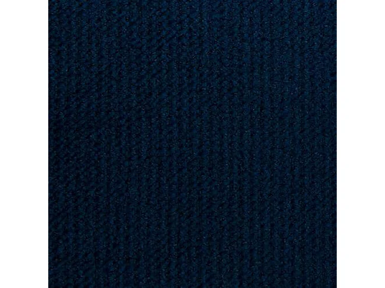 Pouf Comfivo 122, Bleu, 39x60x60cm, Tissu, Pieds: Métal, Partiellement assemblé