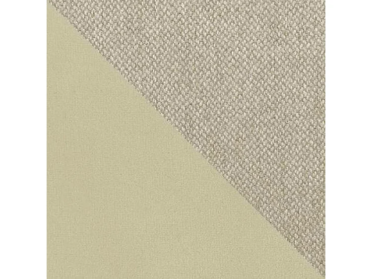 Pouf Comfivo 122, Brun clair, 39x60x60cm, Tissu, Pieds: Métal, Partiellement assemblé