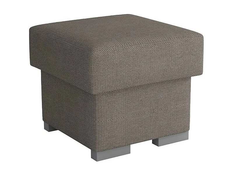 Pouf Etrcala 105, Marron, 43x50x50cm, Tissu, Pieds: Plastique|Bois, Disponible