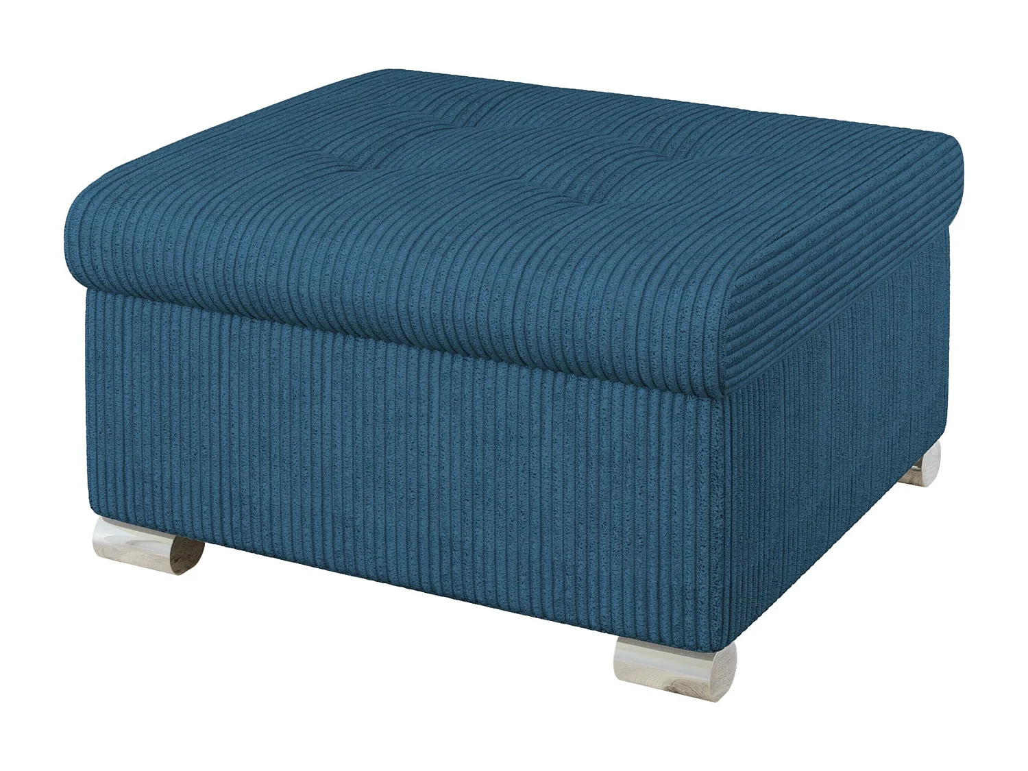 Puf Comfivo 115, Azul, 41x68x70cm, Tapiz, Patas: Plástico