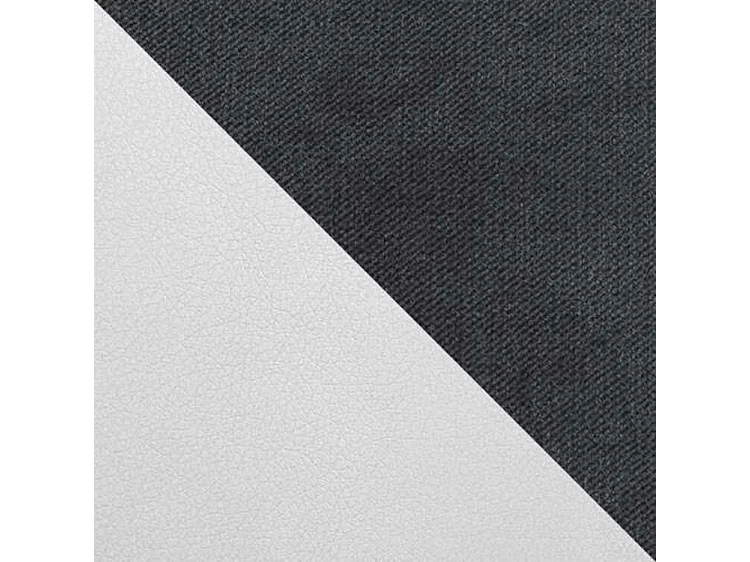 Puf Providence 185, Gris, 40x60x80cm, Tapiz, Patas: Plástico