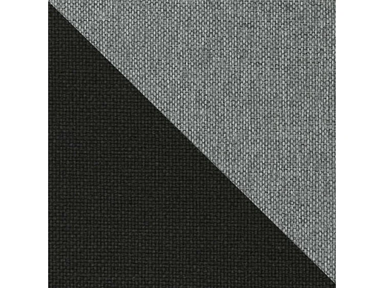 Pouf Providence 185, Gris, 40x60x80cm, Tissu, Pieds: Plastique, Disponible