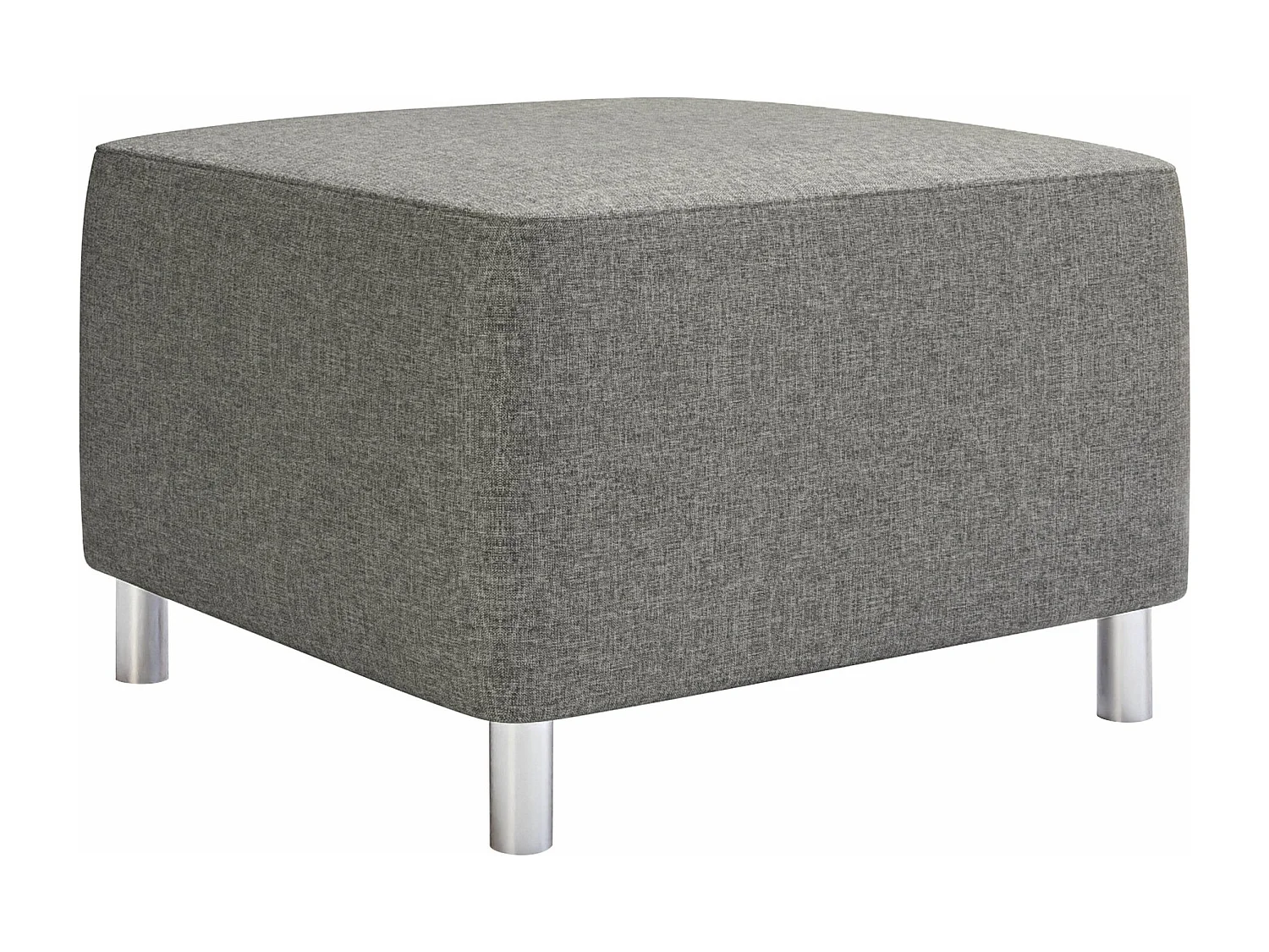 Puf Comfivo 126, Gris, 42x56x65cm, Tapiz, Patas: Plástico