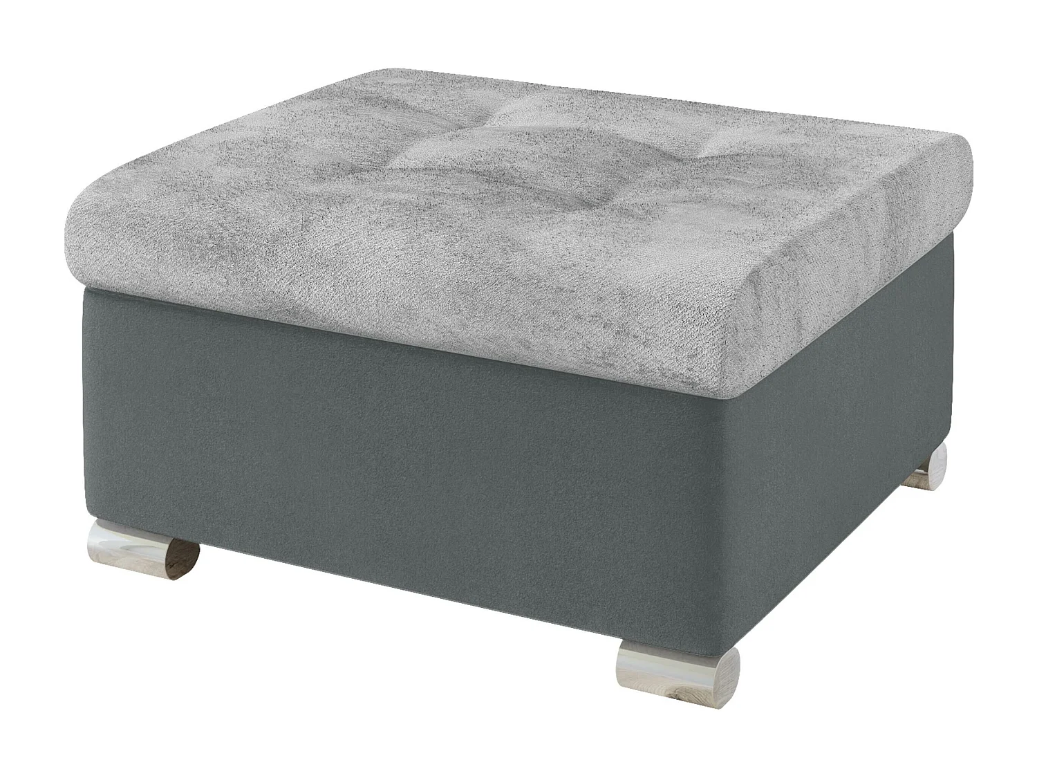 Pufe Comfivo 115, Cinzento, Tecido, 4x7x7cm