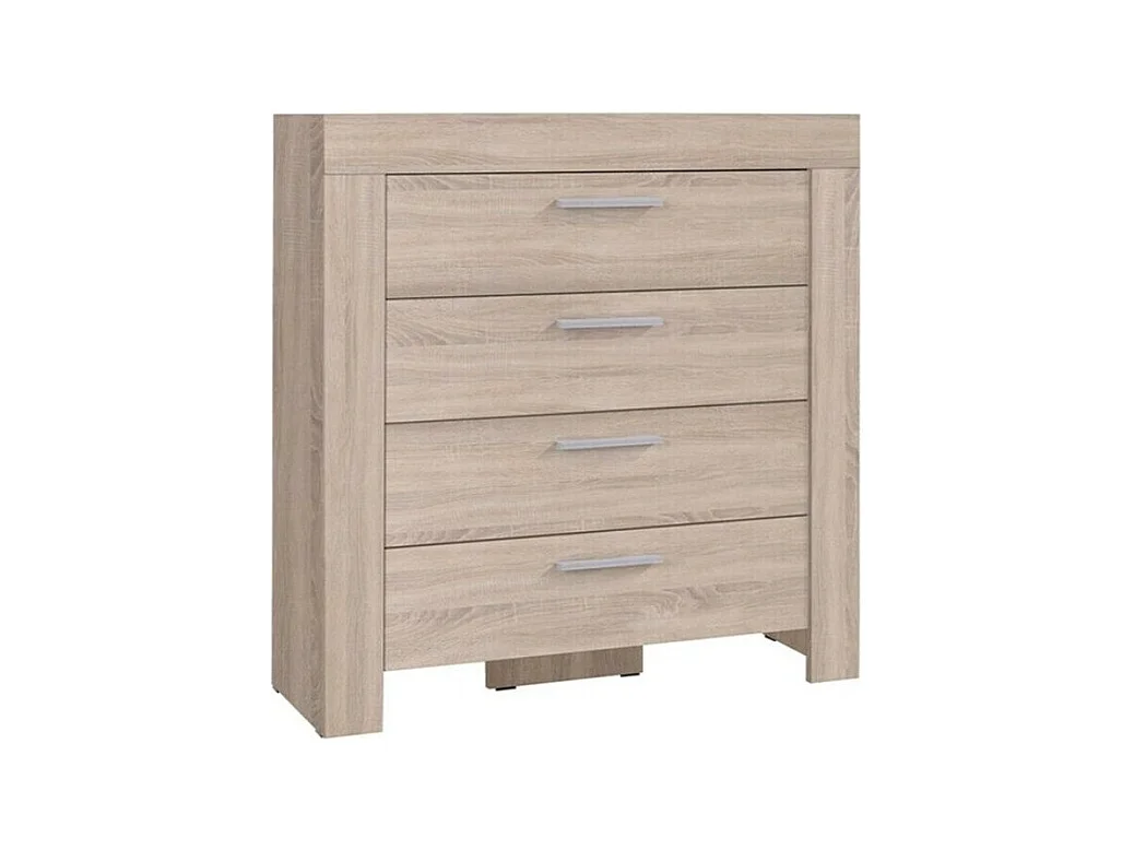 Commode Melfeli 106, Avec tiroirs, Nombre de tiroirs: 4, 106x100x42cm