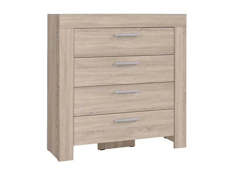 Cómoda Melfeli 106, Con cajones, Número de cajones: 4, 106x100x42cm